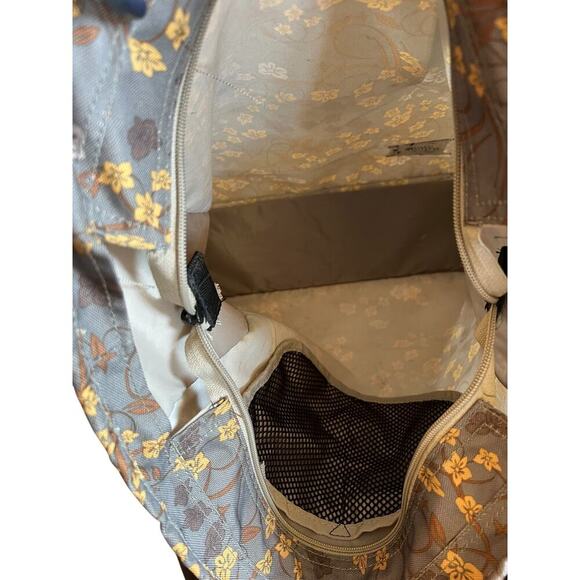 Nike olive / yellow floral tote bag - Picture 6 of 7